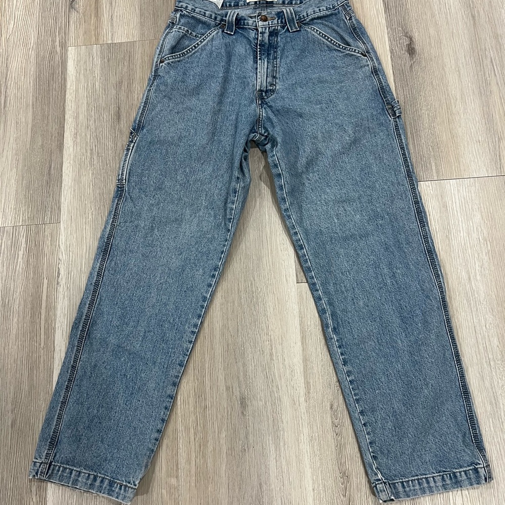 Signature by Levi Strauss Relaxed Fit Blue Denim Jeans